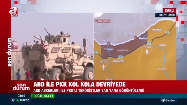 ABD askerleri ile PKK'lı teröristler yan yana görüntülendi | Video