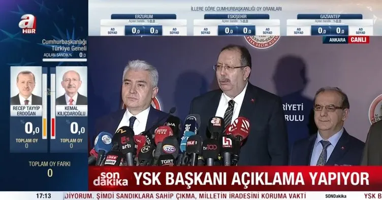 SON DAKİKA: Oy verme işlemi sona erdi! YSK Başkanı Yener: Olumsuz bir durum yaşanmadı