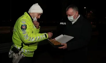 Güvenlik güçlerine tatlı sürpriz