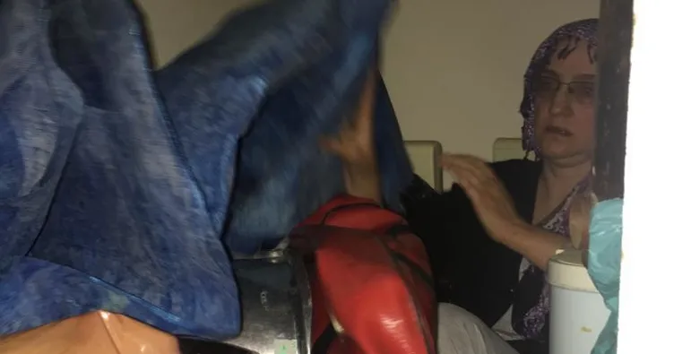 Gizli bölmede yakalandı