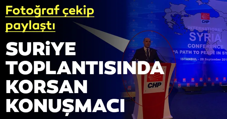 Suriye toplantısında korsan konuşmacı