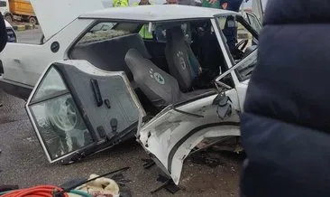 Manisa’da iki otomobil çarpıştı: 3 yaralı