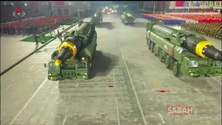 Son dakika: Kuzey Kore’den gövde gösterisi! Füzeler görücüye çıktı