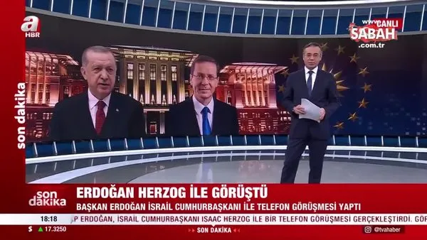 Başkan Erdoğan İsrailli mevkidaşı ile görüştü | Video