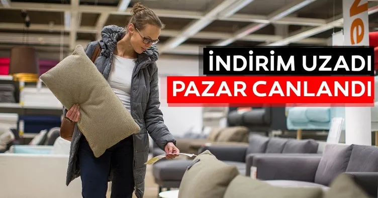 İndirim uzadı pazar canlandı