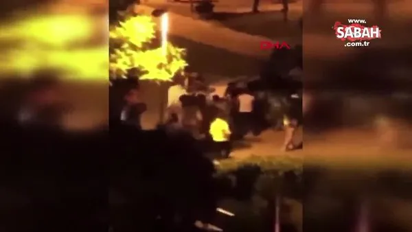 Alanya'da 2 kardeşin yaralandığı bıçaklı kavga kamerada | Video