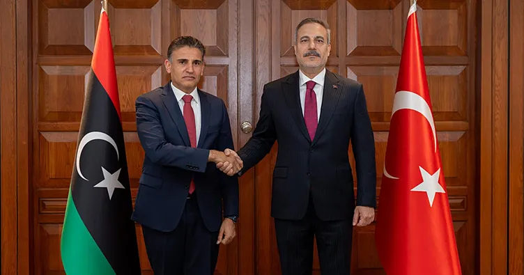 Bakan Fidan Libya Genelkurmay Başkan Vekili Nemruş ile bir araya geldi