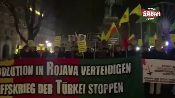 Avrupa’nın göbeğinde PKK paçavrasıyla destek sloganları attılar! | Video