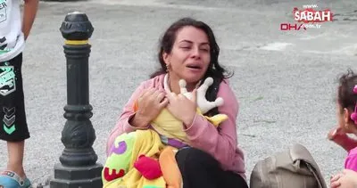 Bir annenin en acı anı! Cenazeyi beklerken çocuğunun oyuncağına sarılarak ağladı | Video