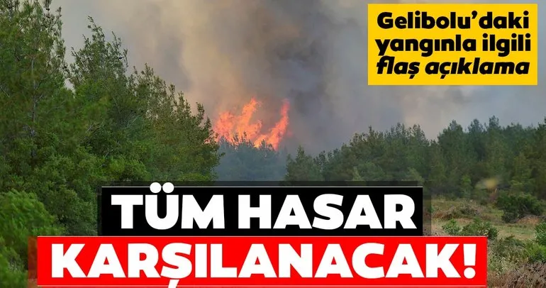 SON DAKİKA | Bakan Pakdemirli’den Gelibolu’daki orman yangınıyla ilgili açıklama