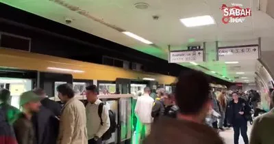 Üsküdar-Samandıra metro hattında arıza nedeniyle seferler aksadı | Video