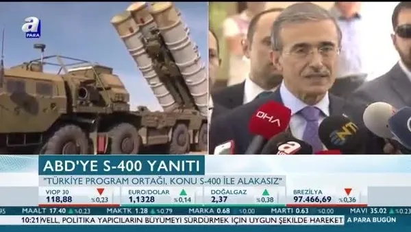 Türkiye'den ABD'ye S-400 yanıtı