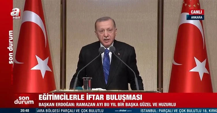 Son dakika: Eğitimcilerle iftar buluşması! Başkan Erdoğan’dan önemli açıklamalar: Öğretmenlerimizin 60 yıllık hayalini gerçekleştirdik