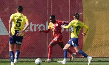 Turkcell Kadın Futbol Süper Ligi: Galatasaray ile Fenerbahçe yenişemedi!