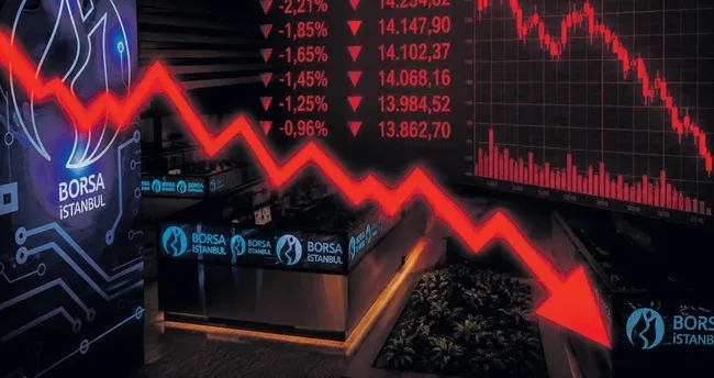 Borsada 4 ayın en büyük düşüşü