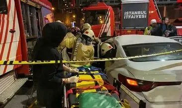 Zeytinburnu’nda tramvay otomobile çarptı: 1 yaralı