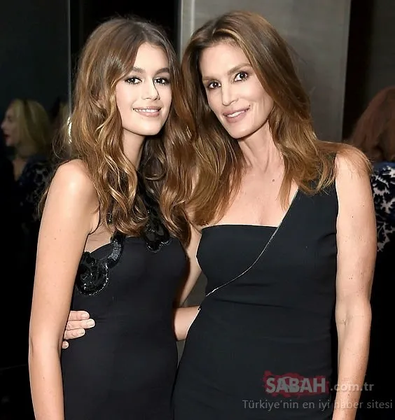 Cindy Crawford'un 18 yaşındaki model kızı Kaia Gerber aşık oldu!