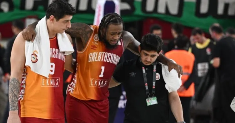 Galatasaray Ekmas’ta Jarell Martin’in diz tendonu koptu