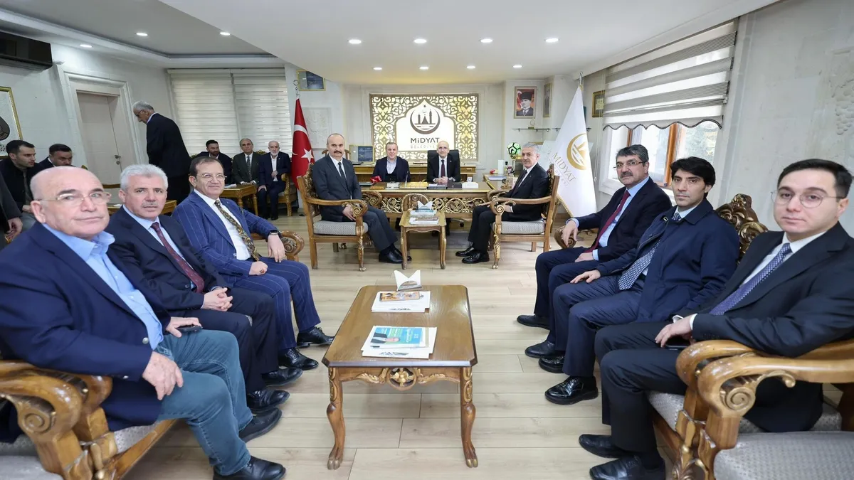 Hazine ve Maliye Bakanı Şimşek Mardin’de