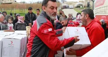 Türk Kızılayı Afrinli sivillerin yanında