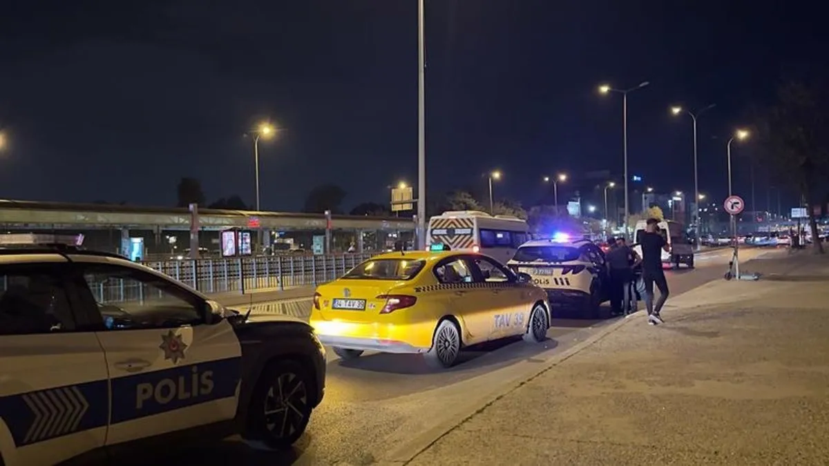 Avcılar'da taksiciye bıçaklı saldırı