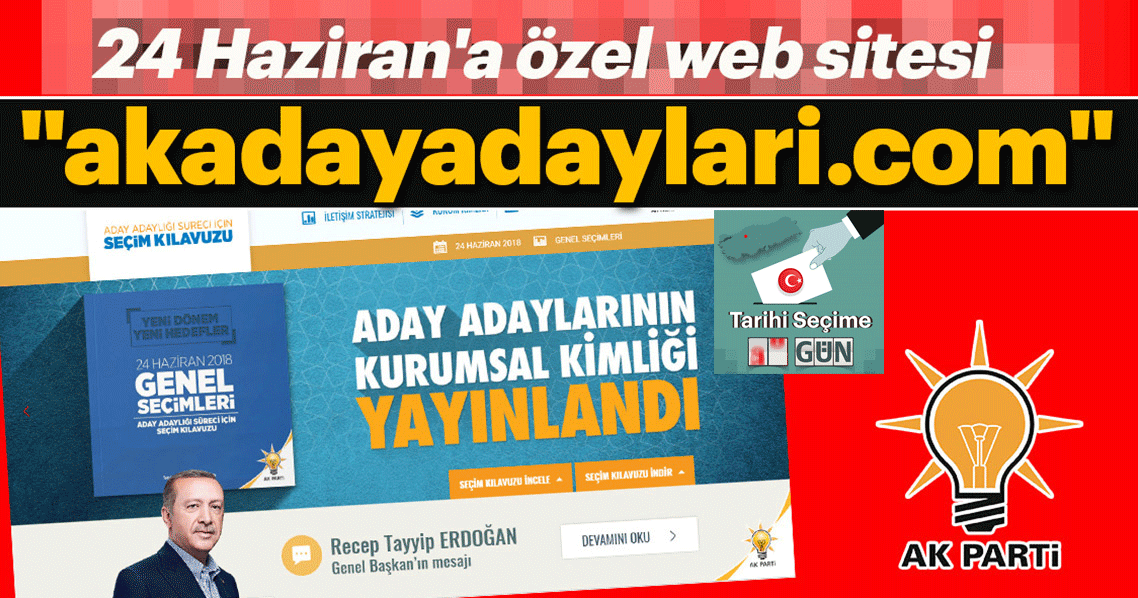 AK Parti’den 24 Haziran’a özel web sitesi