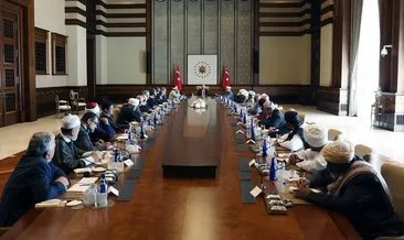 Başkan Erdoğan Müslüman Alimler Heyeti’ni kabul etti