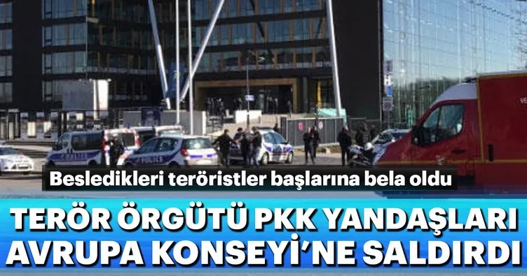 PKK yandaşlarından Avrupa Konseyi'ne saldırı