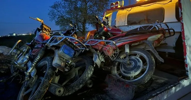 Şanlıurfa’da çalıntı motosikletler polis yakaladı