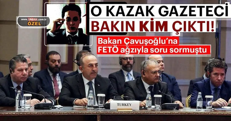 Bakan Çavuşoğlu'na FETÖ ağzıyla soru soran gazeteci bakın kim çıktı?