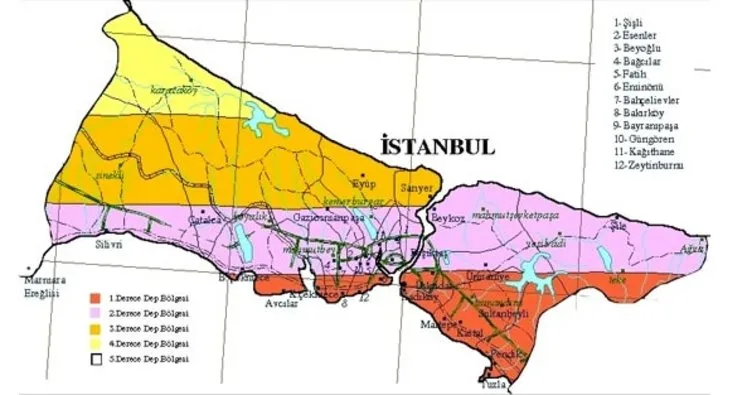 İstanbul depreme dayanıklı ilçeler: Avrupa ve Anadolu yakasında depremde hangi ilçeler güvenli, nereler riskli?
