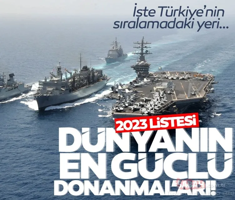 ABD merkezli Global Firepower yayınladı! İşte dünyanın en güçlü donanmaları: Türkiye’nin sıralaması dikkat çekti