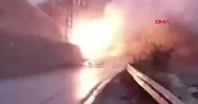 Şanlıurfa’da trafoda patlama anı kamerada