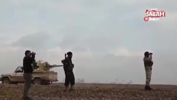 Tel Tamr’da SMO askerlerinin YPG'li teröristlerle çatışma anı görüntülendi