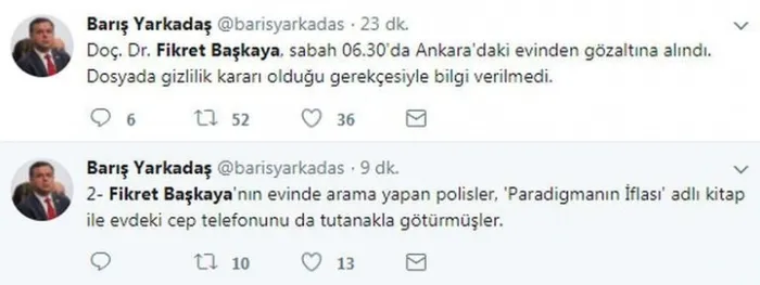 Fikret Başkaya gözaltına alındı! - 1