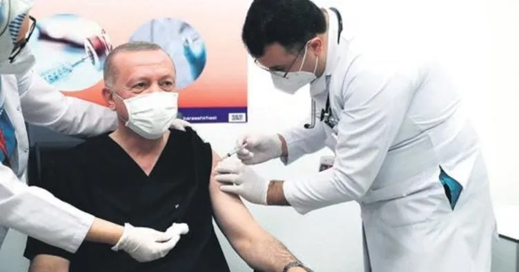 Erdoğan ve Bahçeli ikinci doz aşısını oldu