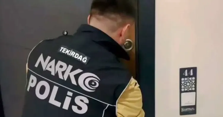Tekirdağ’da uyuşturucu operasyonu