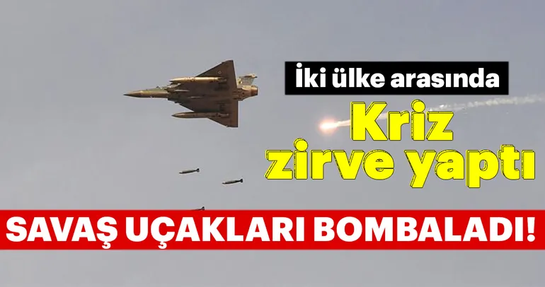 Hint savaş uçakları Pakistan topraklarına bomba bıraktı