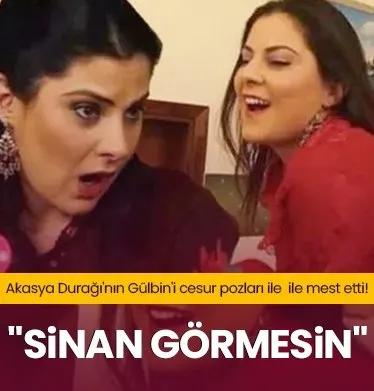 Akasya Durağı’nın Gülbin’i cesur pozları ile mest etti!