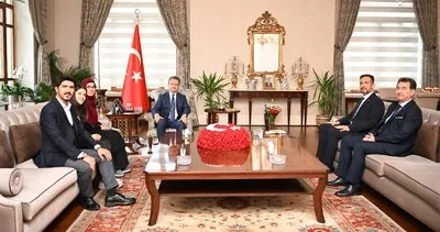 Vali Ünlü Türkiye Şampiyonlarını ağırladı #manisa