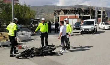 Erzincan’da kaza! Motosiklet sürücüsü hayatını kaybetti #erzincan