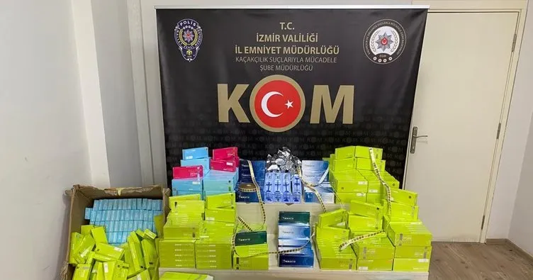 İzmir polisinden kaçak botoks ürünü operasyonu