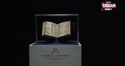 Dünyanın en eski ve en eksiksiz İbranice İncil’i 38,1 milyon dolara satıldı | Video