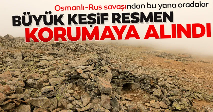 Osmanlı - Rus Savaşından bu yana oradalar! Gümüşhane'deki siperler korumaya alındı