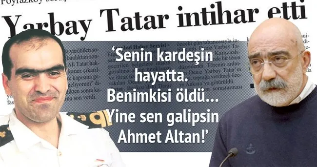 Benim kardeşim öldü Ahmet Altan!