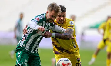 Konyaspor puanı 90+5’te kurtardı
