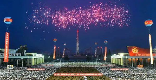 Kuzey Kore’de çılgın kutlama!