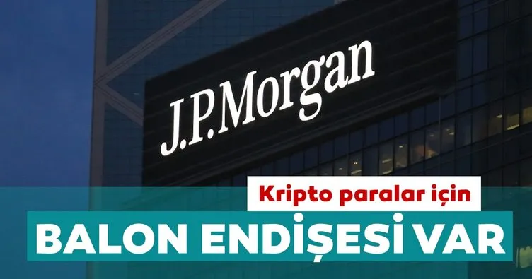 JP Morgan’ın anketine göre kripto paralar için balon endişesi var