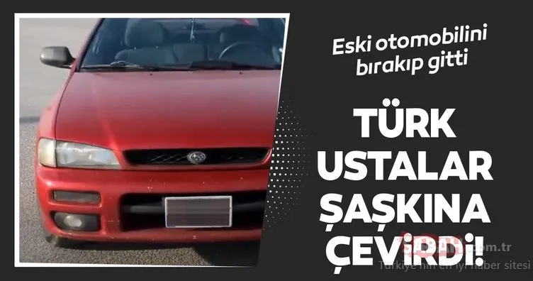 Efsane model Subaru Impreza Türk ustalara emanet edildi! Arabanın son hali dudak uçuklattı