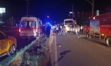 Manisa’da feci kaza! 20 yaralı #manisa